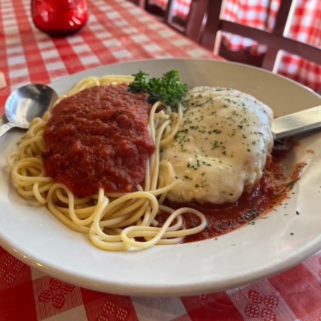 Chicken Cutlet Parmesan a LA Carte.