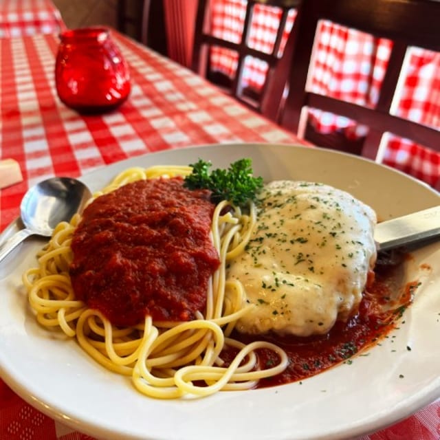 Chicken Cutlet Parmesan.