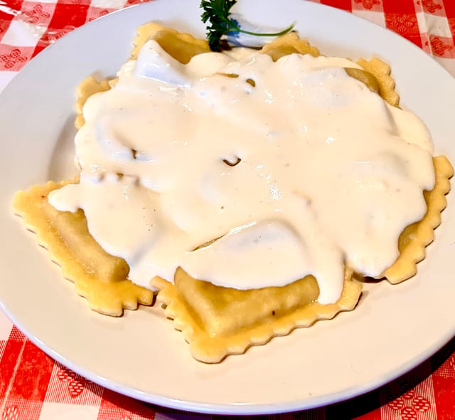 Maryland Blue Crab Ravioli.