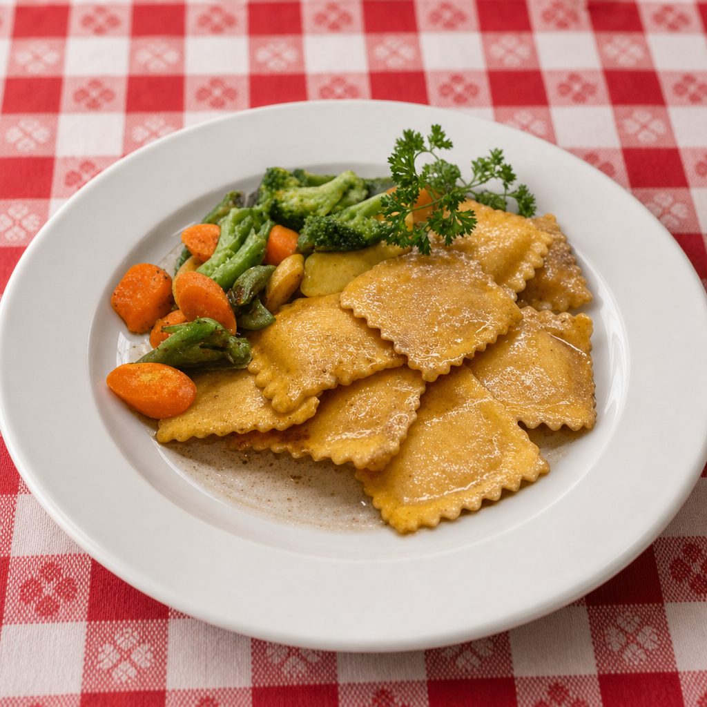 Butternut Squash Ravioli.