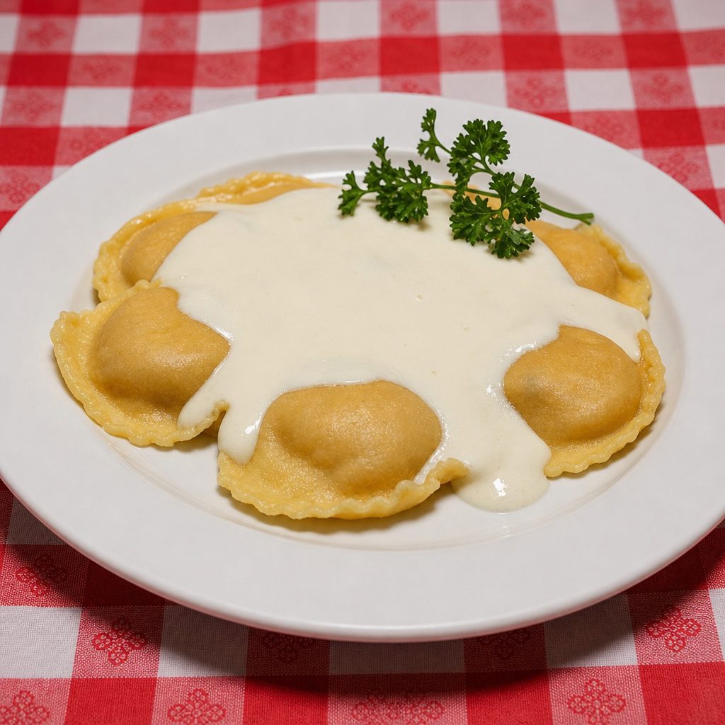 Lobster Ravioli.