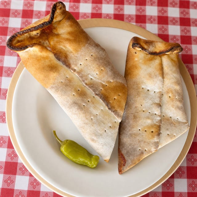 Italian Sausage Calzone.