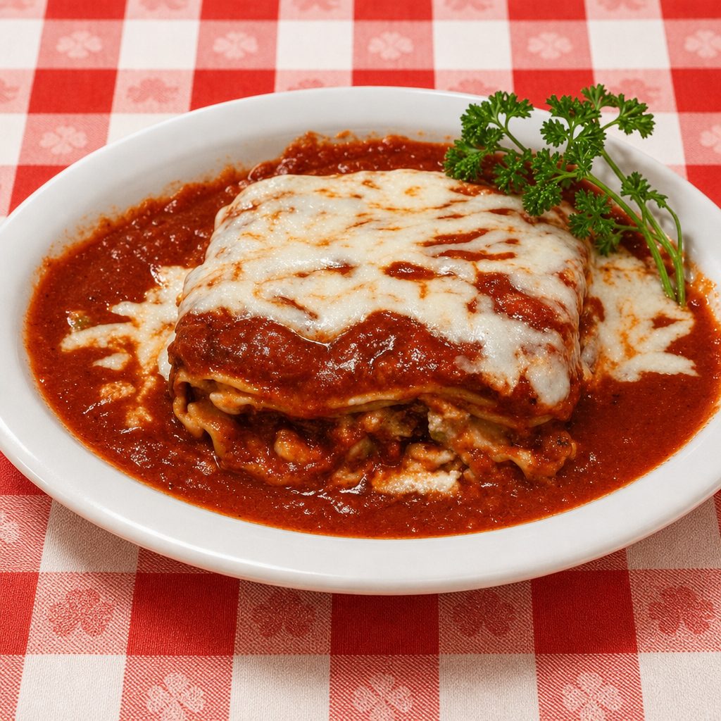 Auntie Angie's Signature Lasagna A La Carte.