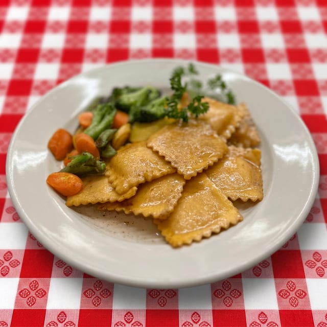 Butternut Squash Ravioli.