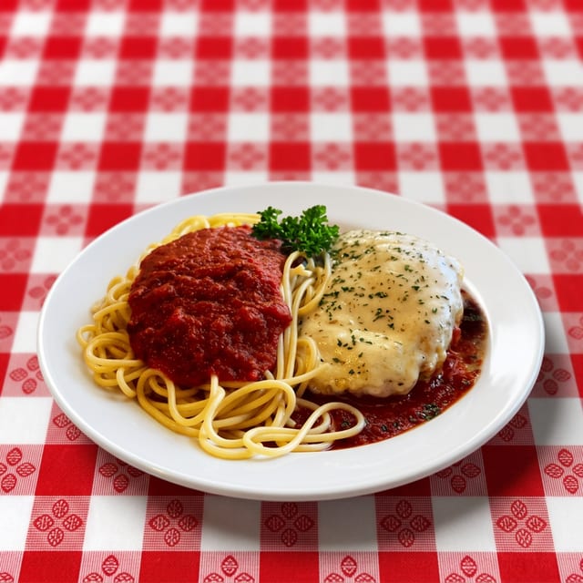 Chicken Cutlet Parmesan.