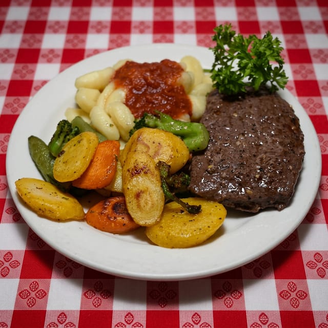 8 Ounce Flat Iron Steak.