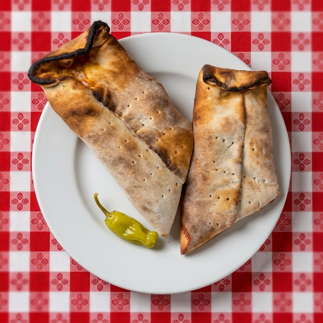 Ham & Diced Tomato Calzone.
