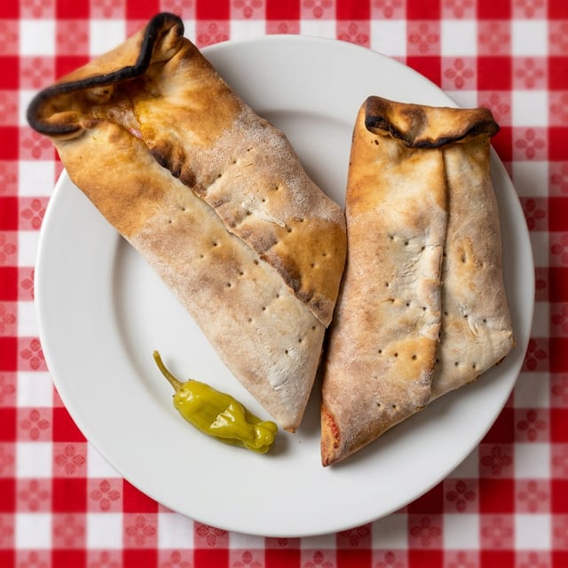 Italian Sausage Calzone.
