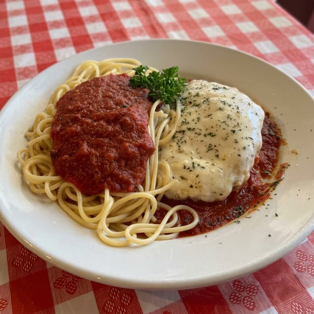 Chicken Cutlet Parmesan a LA Carte.